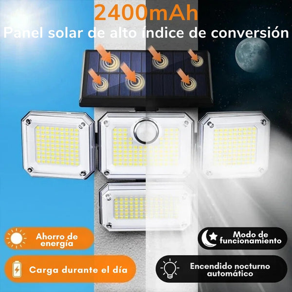 LumiFlex360™ – ¡Iluminación 360º con Panel Solar! - Tienda Colombia