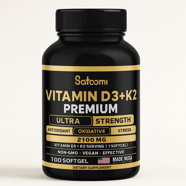 Vitamina D3+K2 - Satoomi - 100 cápsulas