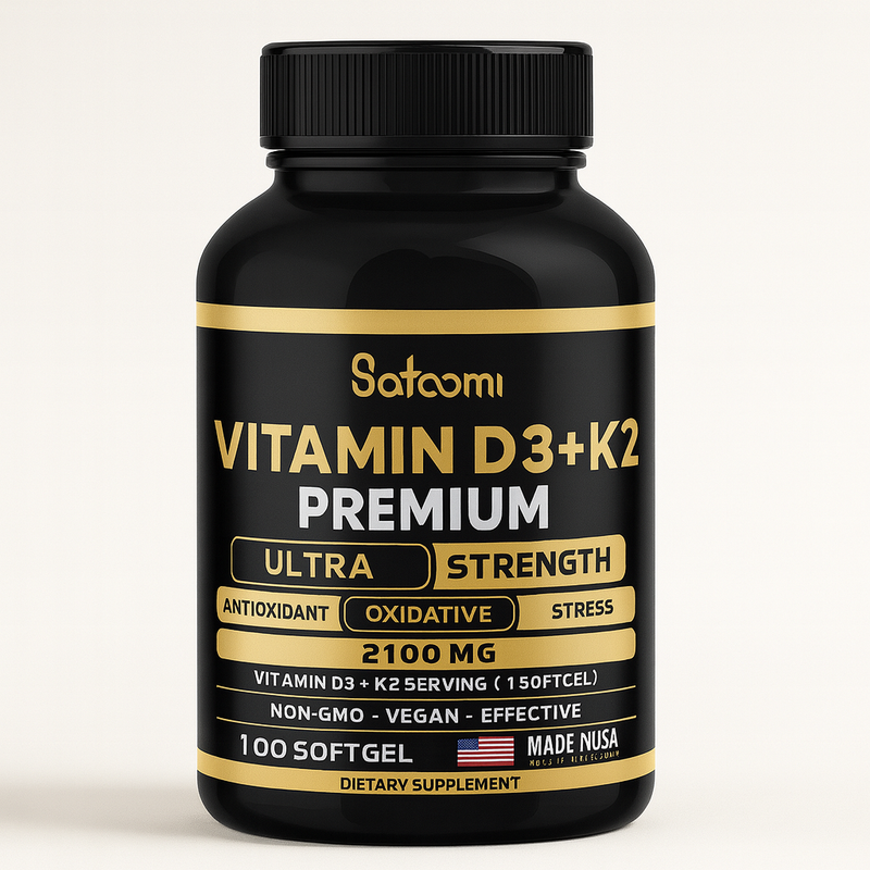 Vitamina D3+K2 - Satoomi - 100 cápsulas