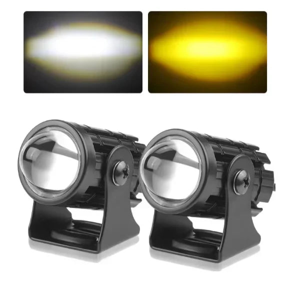 Par Exploradoras Turbo Led Doble Color ALTA POTENCIA Moto / Carro 🚨 - Tienda Colombia