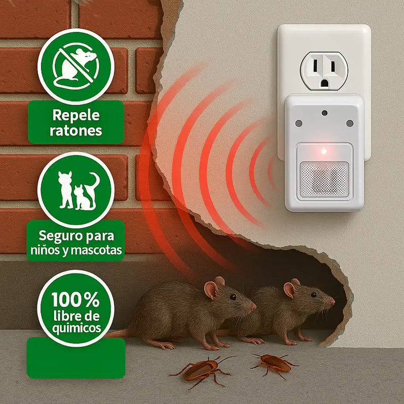 Riddex Pro® - Repelente Ultrasónico Antiplagas