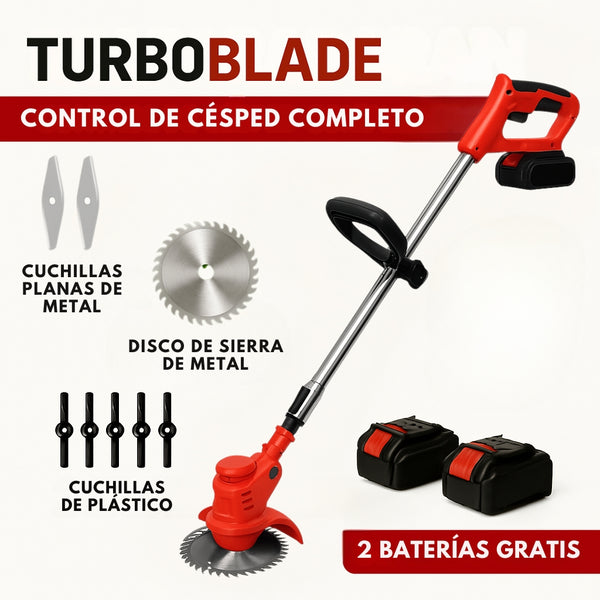 TurboBlade™ - Cortadora de Cesped Inalambrica [2 BATERÍAS DE 48V]