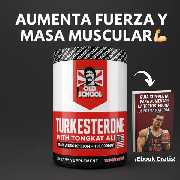 🔥TURKESTERONE - Aumenta tu rendimiento físico y mental + EBOOK BONUS